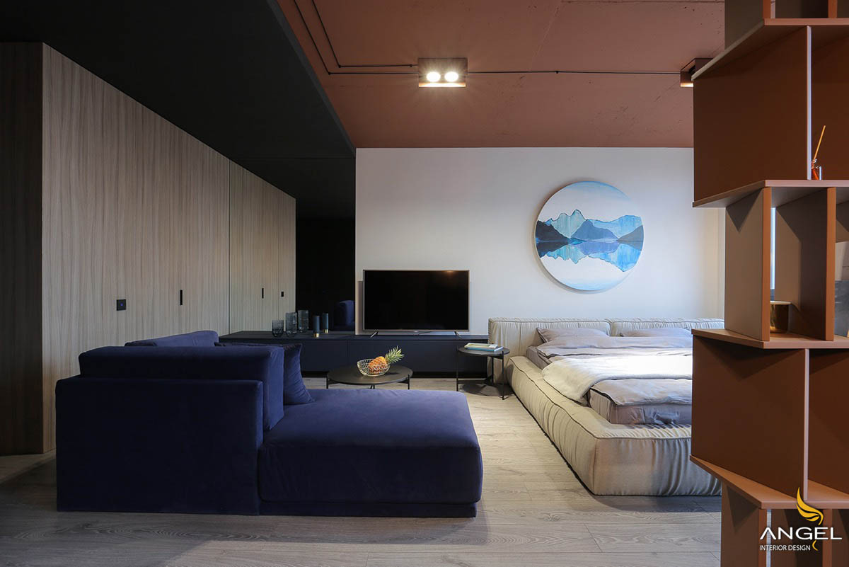 Interior Design Of One-Bedroom Apartment In Ukraine In Modern Western Style